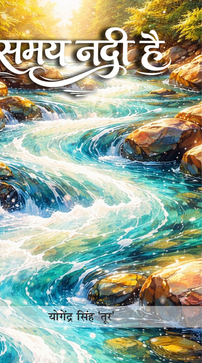 समय नदी है — पुस्तक आवरण